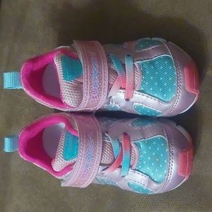 Tsukihoshi Pink and Teal tennis shoes